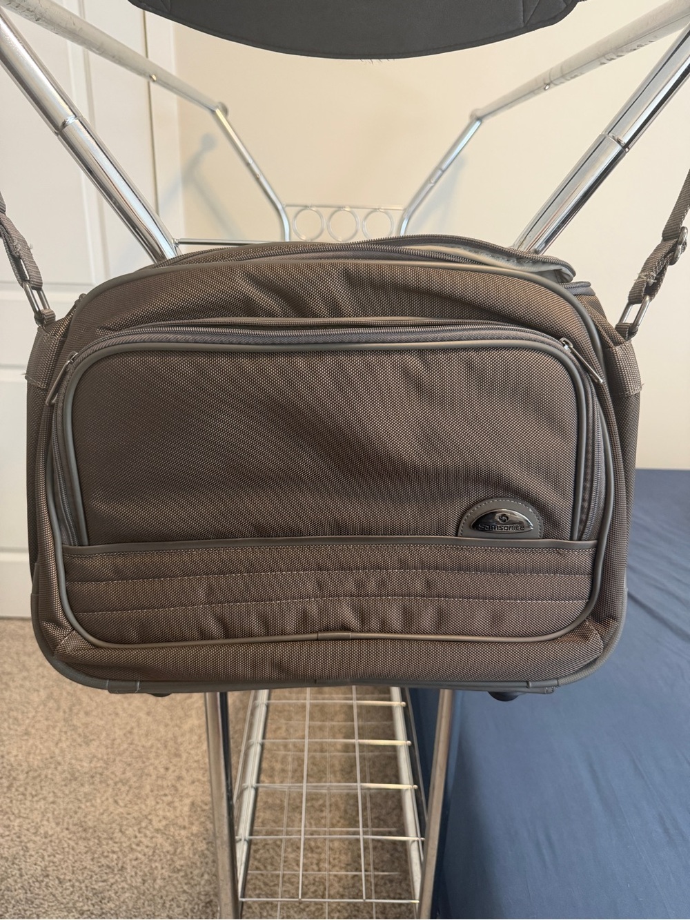 Men's Brown Travel Shoulder Bag - Unbranded